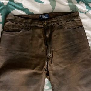 Leather pants